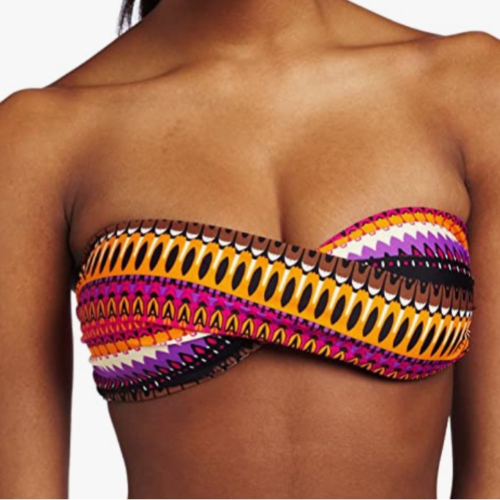 Luli Fama Strapless Bikini Top